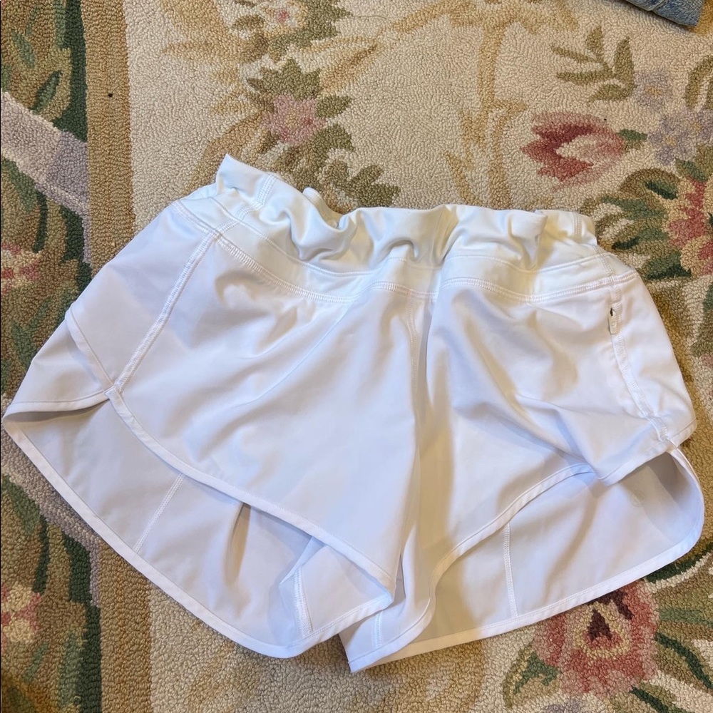 White lululemon dupe shorts